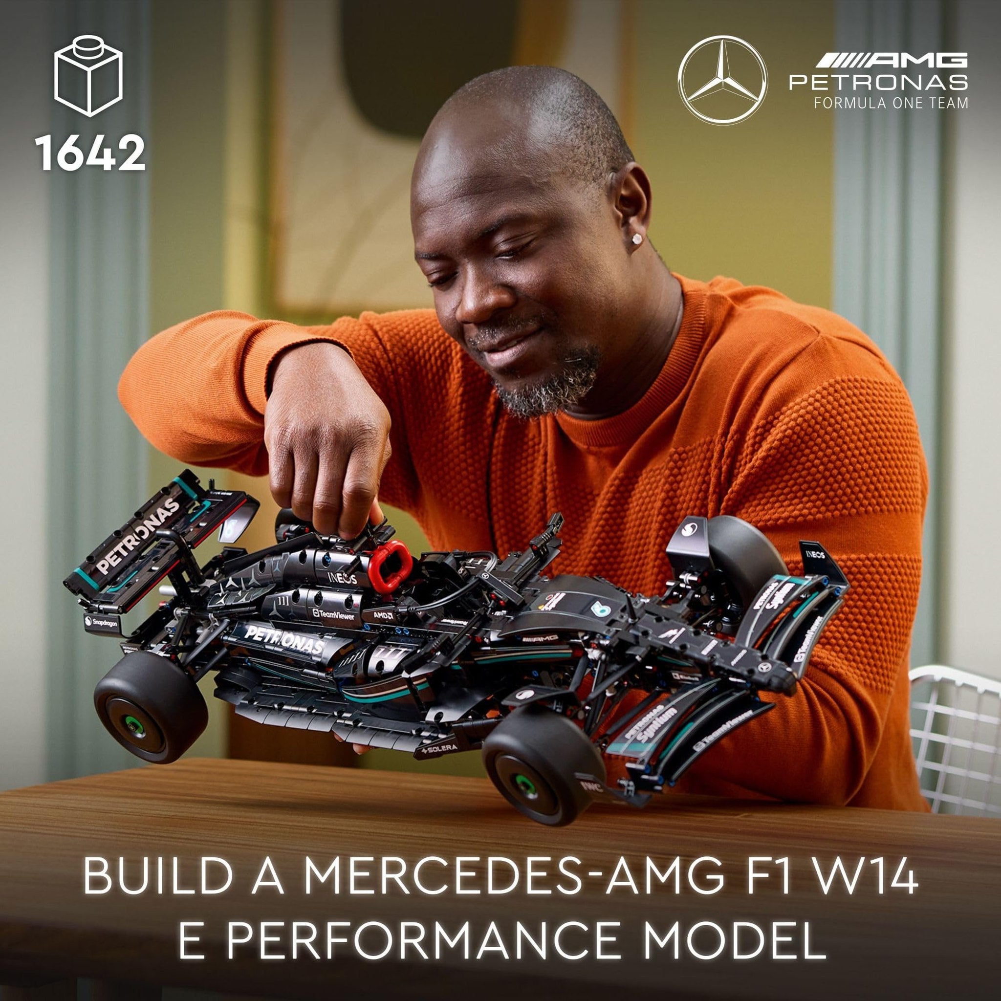 LEGO Technic Mercedes-AMG F1 W14 E Performance Model Car Kits - Formula 1 Building Sets for Adults, Ages 18+ - Gift for Men & Women - Race Car W/Realistic Details - 42171
