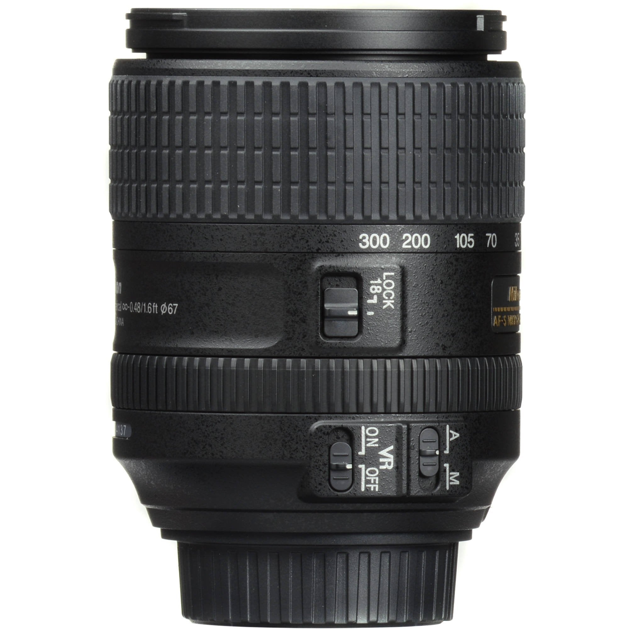 Nikon AF-S DX VR Nikkor 18-300MM Lens (Intl Model) + 4.5 inch Vivitar Premium Lens Case + Cleaning Kit