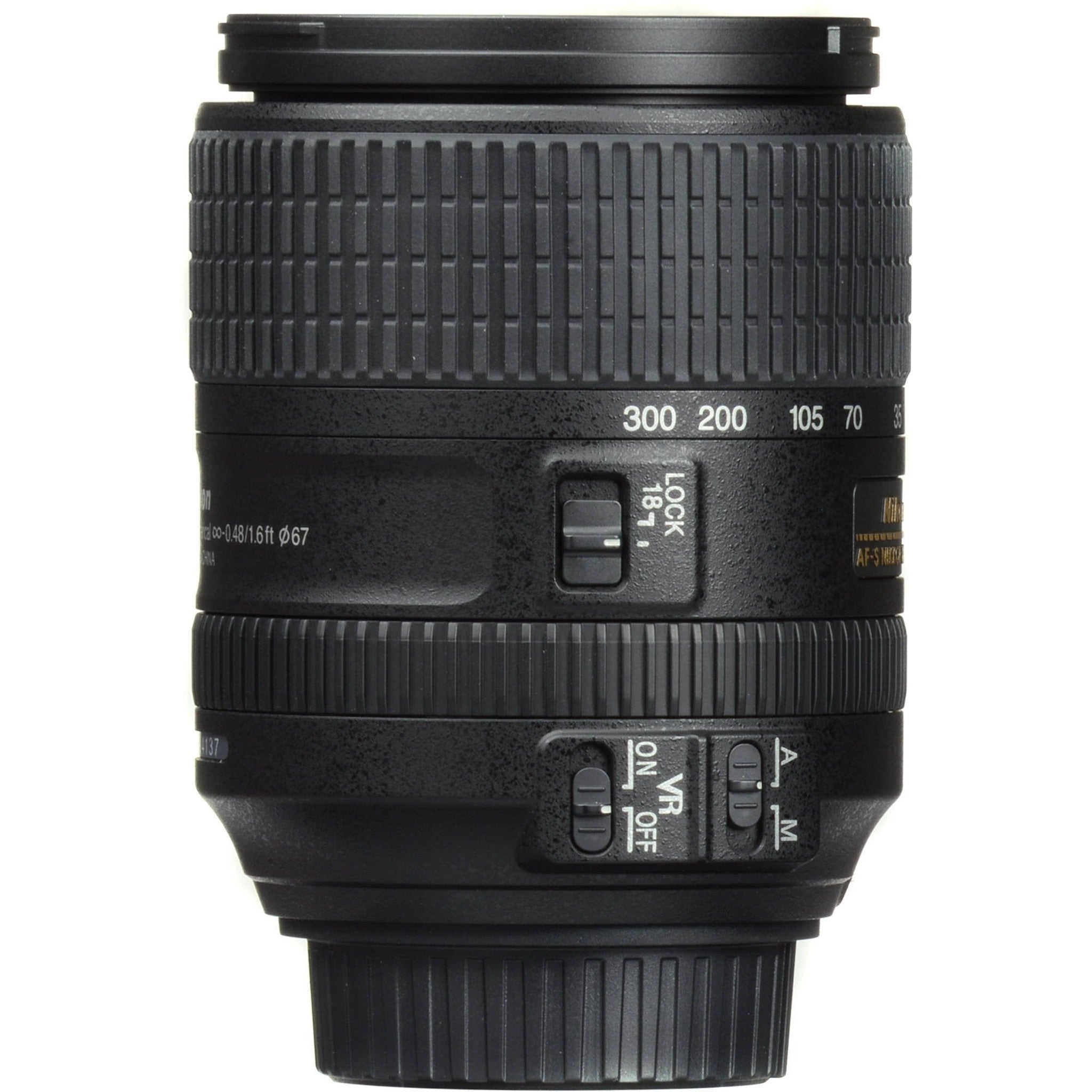 Nikon AF-S DX VR Nikkor 18-300MM Lens Intl Model + 4.5 inch Vivitar Premium Lens Case + Vivitar Graduated Color Filter Set + 3pcs UV Lens Filter Nikon