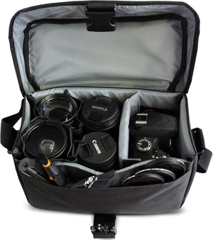 Canon 100ES Padded Digital SLR Camera Case EOS Shoulder Gadget Bag + 72” Tripod