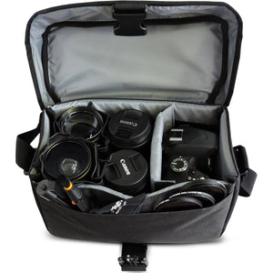 Canon 100ES Padded Digital SLR EOS Camera Shoulder Gadget Case + 32GB SD Card Bundle