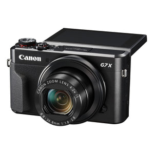 Canon PowerShot G7 X Mark II Digital Camera w/ 1 Inch Sensor and tilt LCD screen - Wi-Fi & NFC Enabled Black Renewed - Reconditioned Canon
