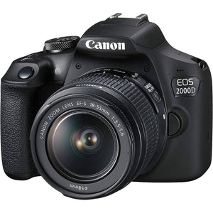Canon EOS 2000d Rebel T7 EF18-55mm + EF 75-300mm Double Zoom KIT Canon