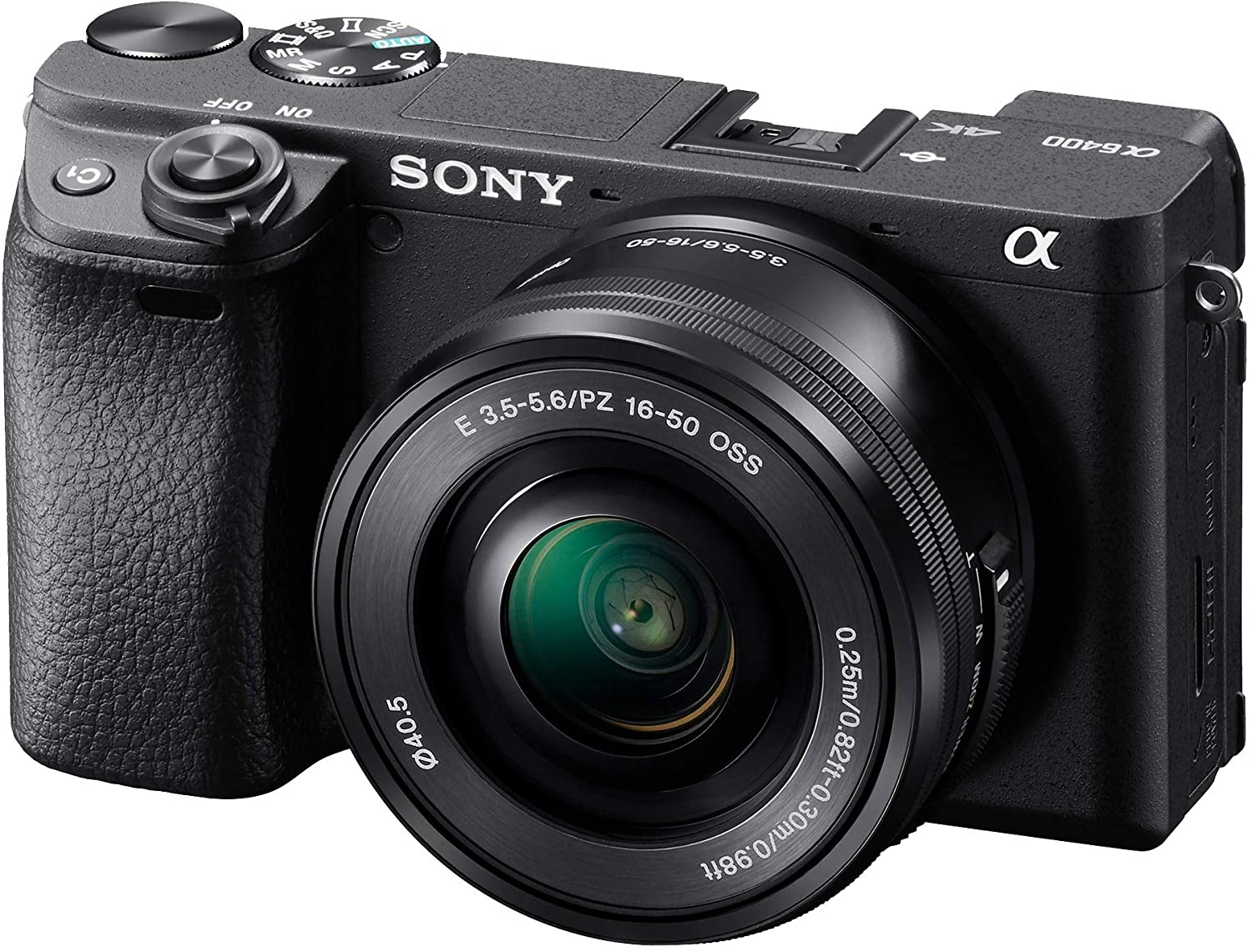 Sony Alpha a6400 Mirrorless Digital Camera with 16-50mm Lens