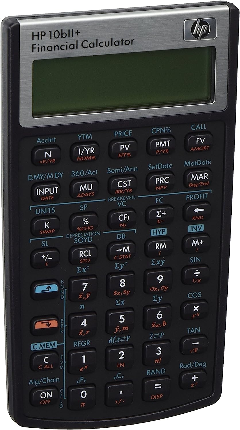 HP 10bII+ Financial Calculator NW239AA