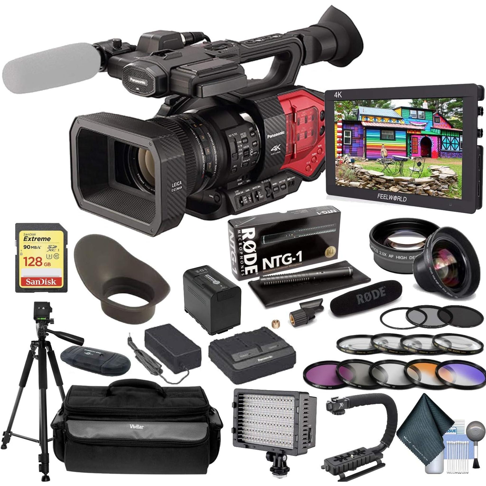 Panasonic AG-DVX200 4K Professional Camcorder Interview/Documentary Bundle Panasonic