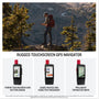 Garmin® GPSMAP® H1i Plus, Premium GPS Handheld Navigator with inReach® Plus Technology to Share Texts, Photos, Voice Memos and SOS Off-Grid, Touchscreen and Buttons, Long Battery Life, Preloaded Maps