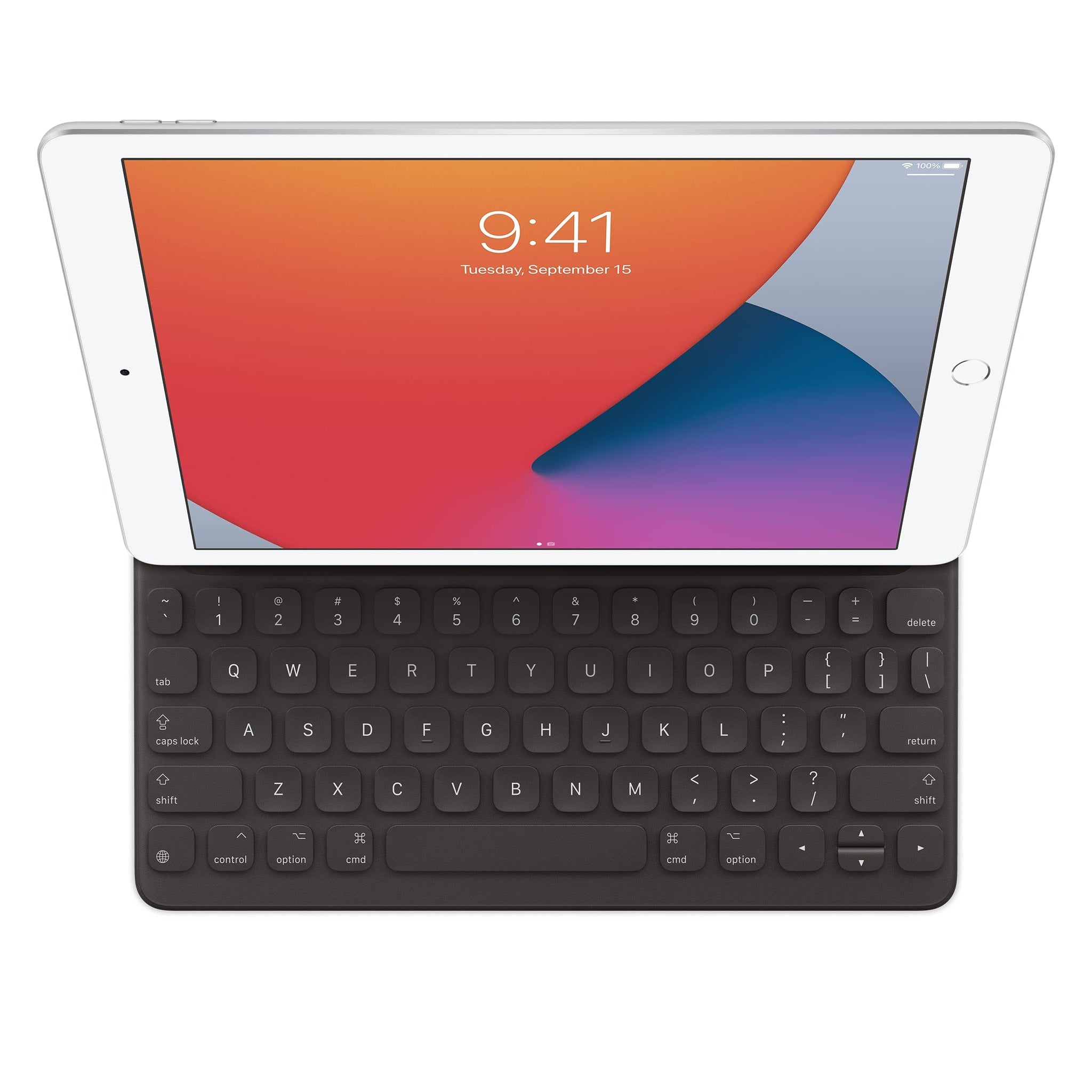 Apple Smart Keyboard: iPad Keyboard and case for iPad Pro 10.5-inch, iPad Air 3rd Generation , and iPad 7th, 8th, and 9th Generation , Comfortable Typing Experience, US English - Black - Refurbished Apple