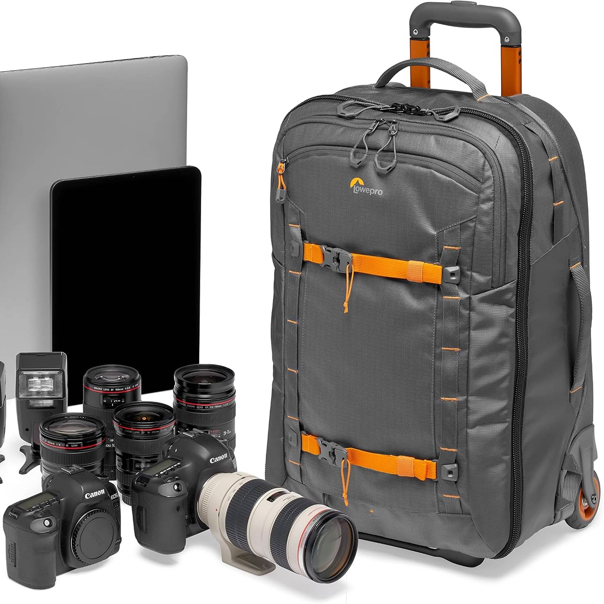 Lowepro Whistler RL 400 AW II 40L Rugged Roller Backpack, Gray