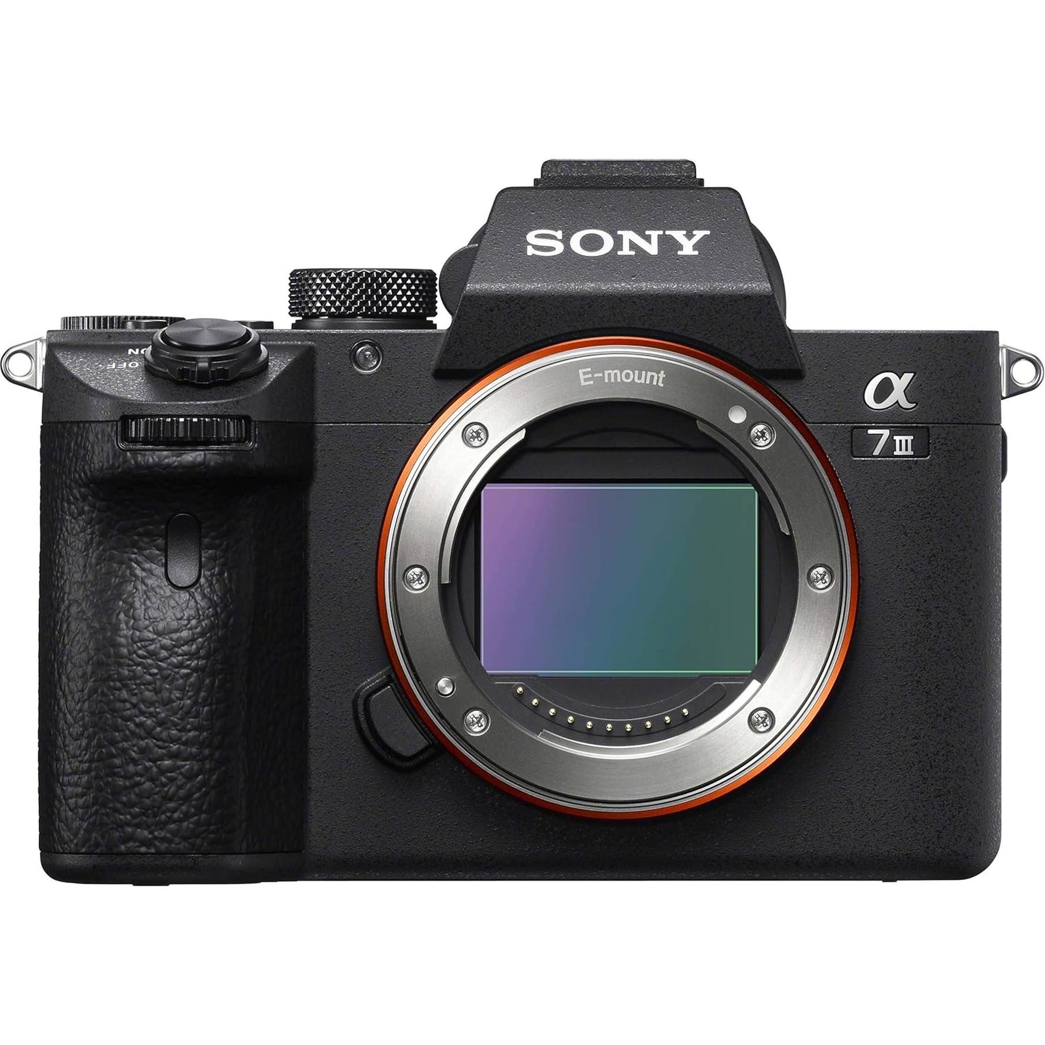 Sony a7 III Full-Frame Mirrorless Interchangeable-Lens Camera Optical with 3-Inch LCD, Black ILCE7M3/B - Reconditioned Sony