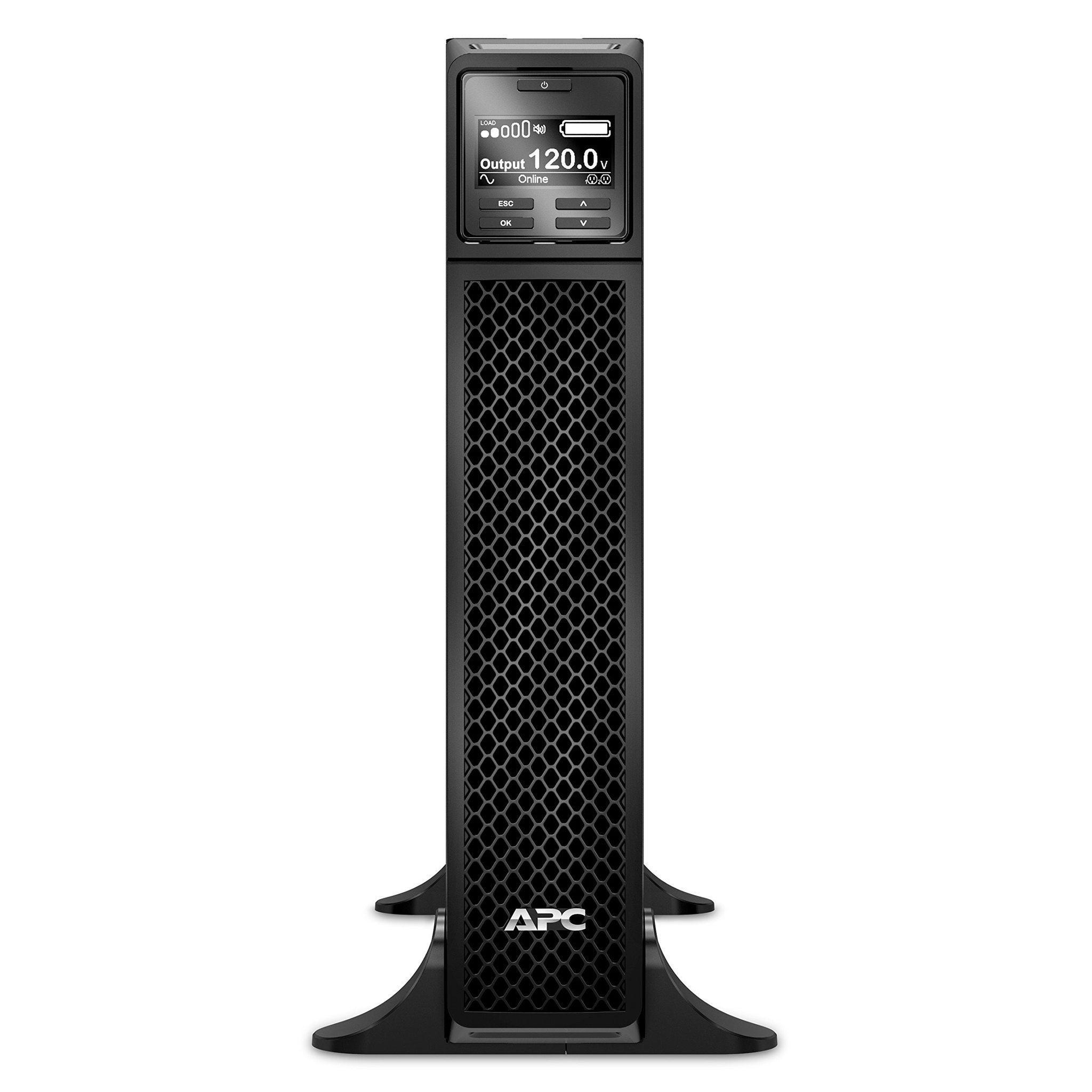 APC UPS 1500VA Smart-UPS Single Phase Online Uninterruptible Power Supply SRT1500XLA , Black