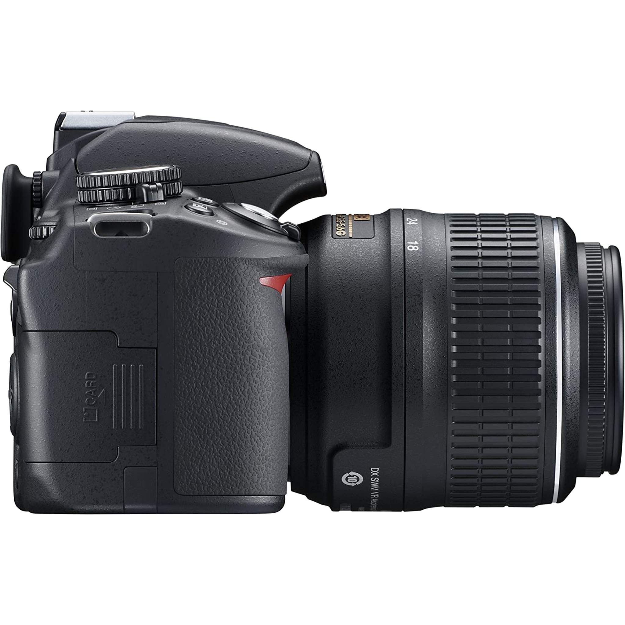 Nikon D3100 14.2MP Digital Camera and 18-55mm f/3.5-5.6G ED VR Lens - Black Nikon