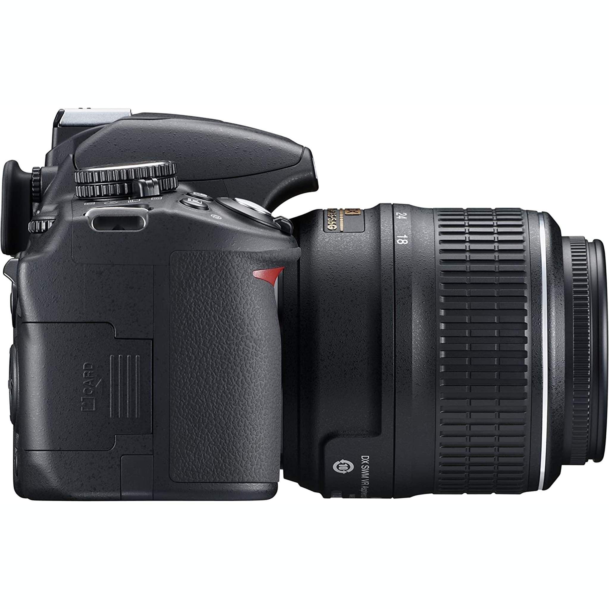 Nikon D3100 14.2MP Digital Camera and 18-55mm f/3.5-5.6G ED VR Lens - Black
