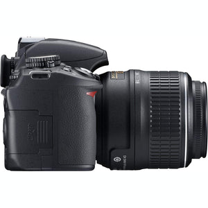 Nikon D3100 14.2MP Digital Camera and 18-55mm f/3.5-5.6G ED VR Lens - Black