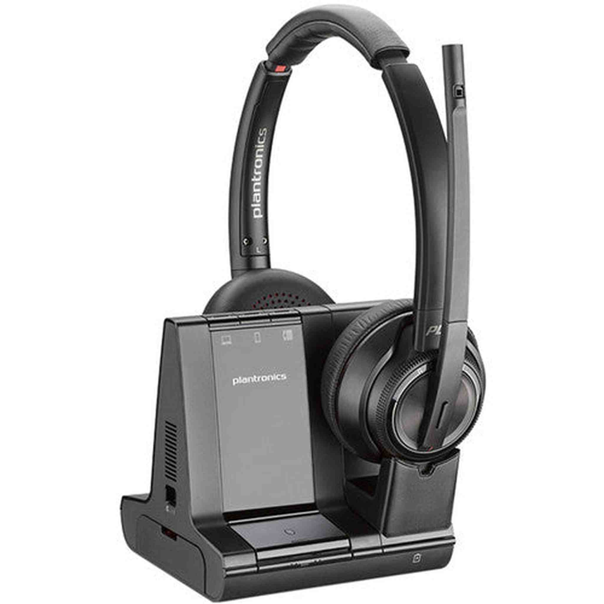 10x Poly Savi 8220 Office Wireless DECT Headset System Bundle Poly