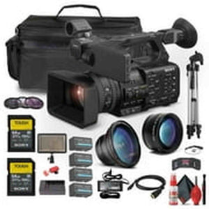 Sony PXW-Z200 XDCAM Camcorder + 3 x BP-U35 Battery + 2 x 64GB Cards + Case + More