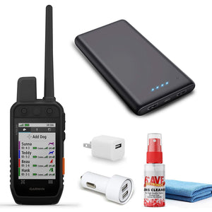 Garmin Alpha 200i Dog Tracking Handheld 010-02230-50 with USB Adapter + More Garmin