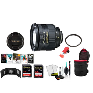 Tokina 12-28mm f/4.0 AT-X Pro APS-C Lens for Canon - Kit with Editing Software
