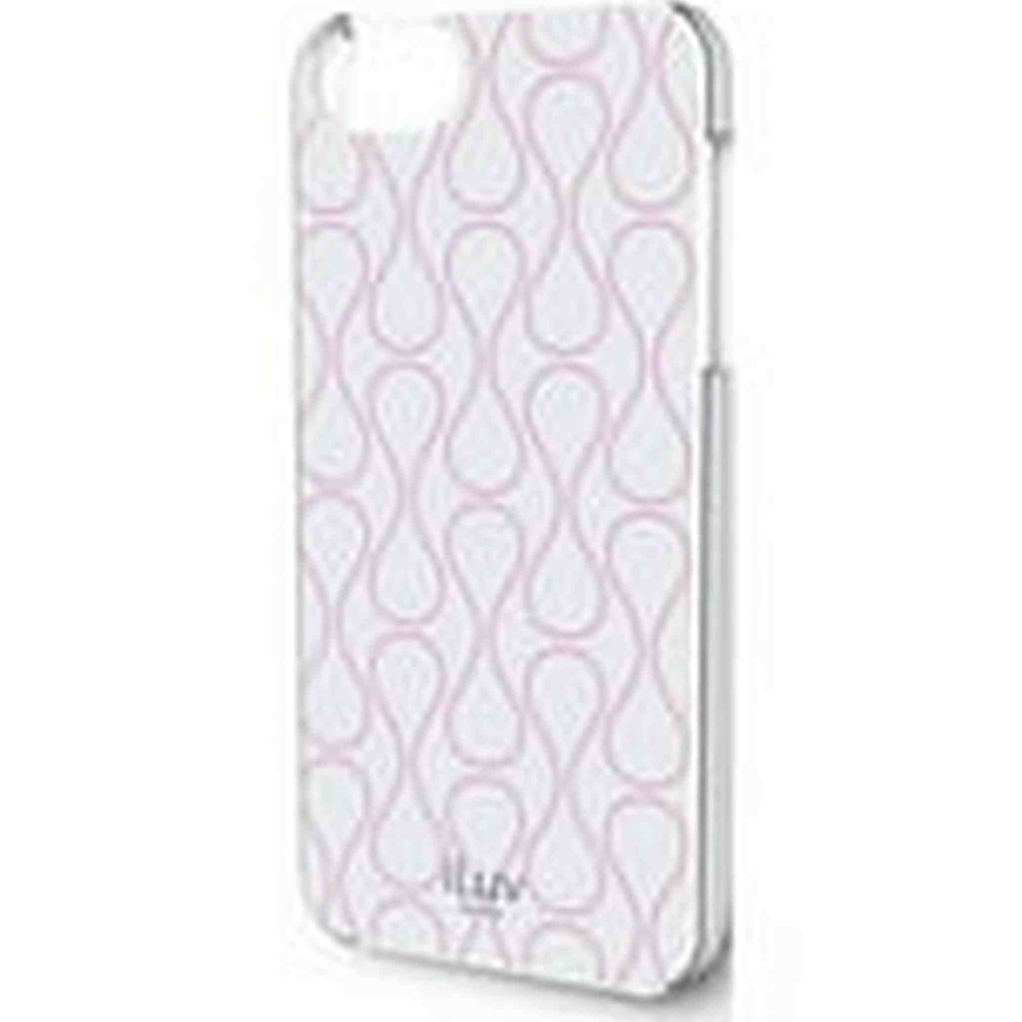 iLuv ICA7H307WHT Festival Chic Hardshell Case for Apple iPhone 5 and iPhone 5S - 1 Pack - Retail Packaging - White