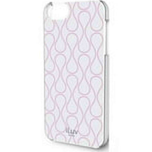 iLuv ICA7H307WHT Festival Chic Hardshell Case for Apple iPhone 5 and iPhone 5S - 1 Pack - Retail Packaging - White