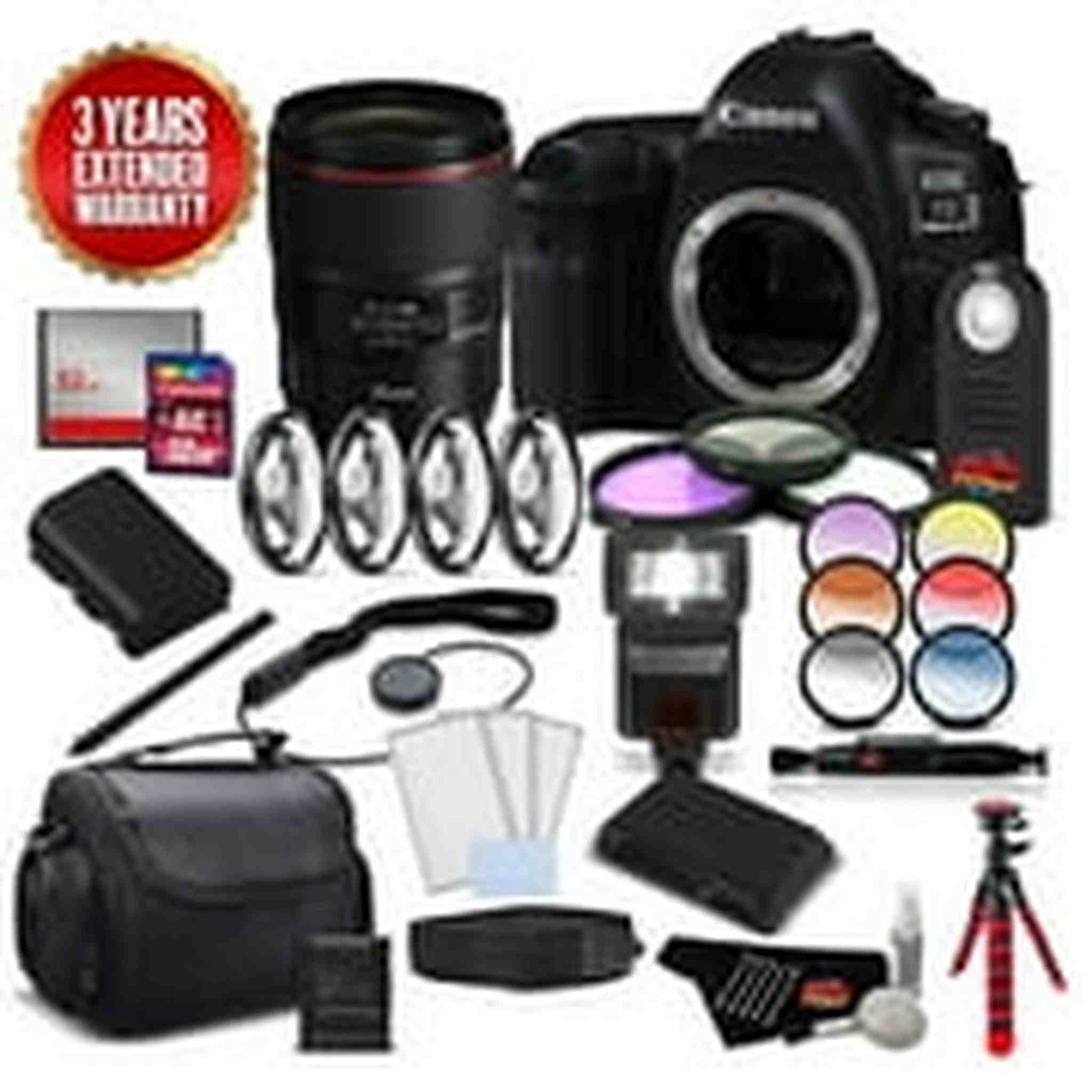 Canon EOS 5D Mark IV DSLR Camera International Version Body Only + Canon EF 35mm f/1.4L II USM Lens Combo