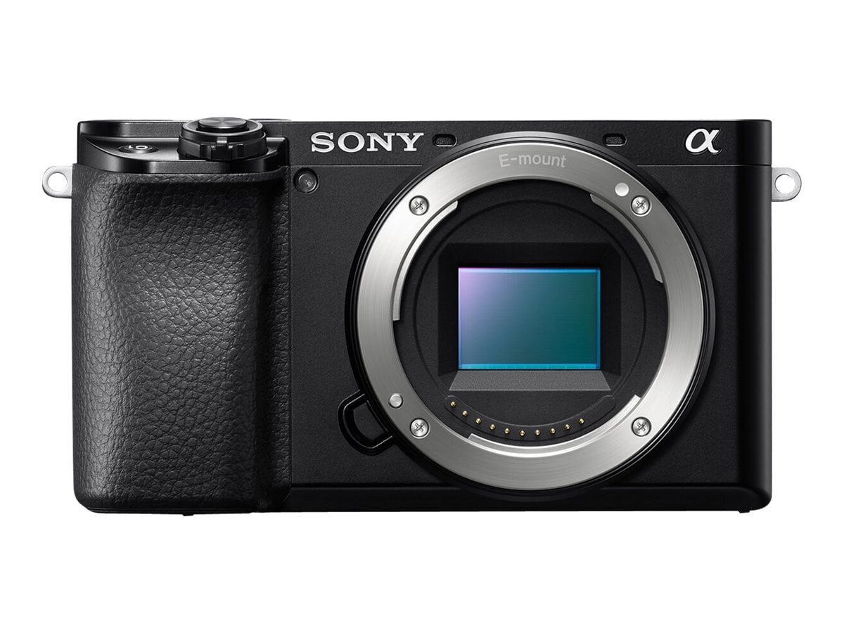 Sony Alpha a6100 24.2MP Mirrorless Camera - Black with 16-50mm and 55-210mm Len