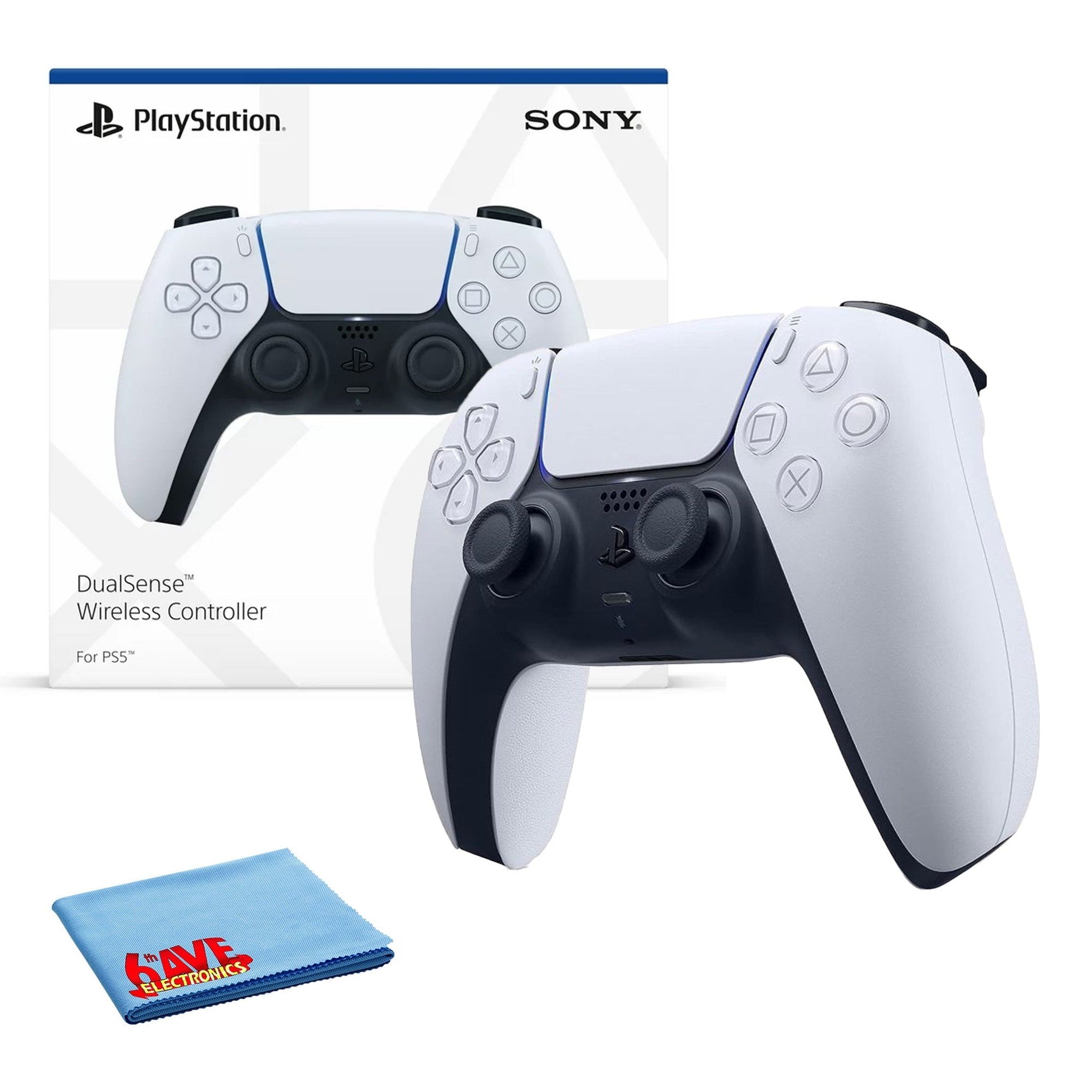 PlayStation DualSense Wireless Controller White - Bundle PlayStation