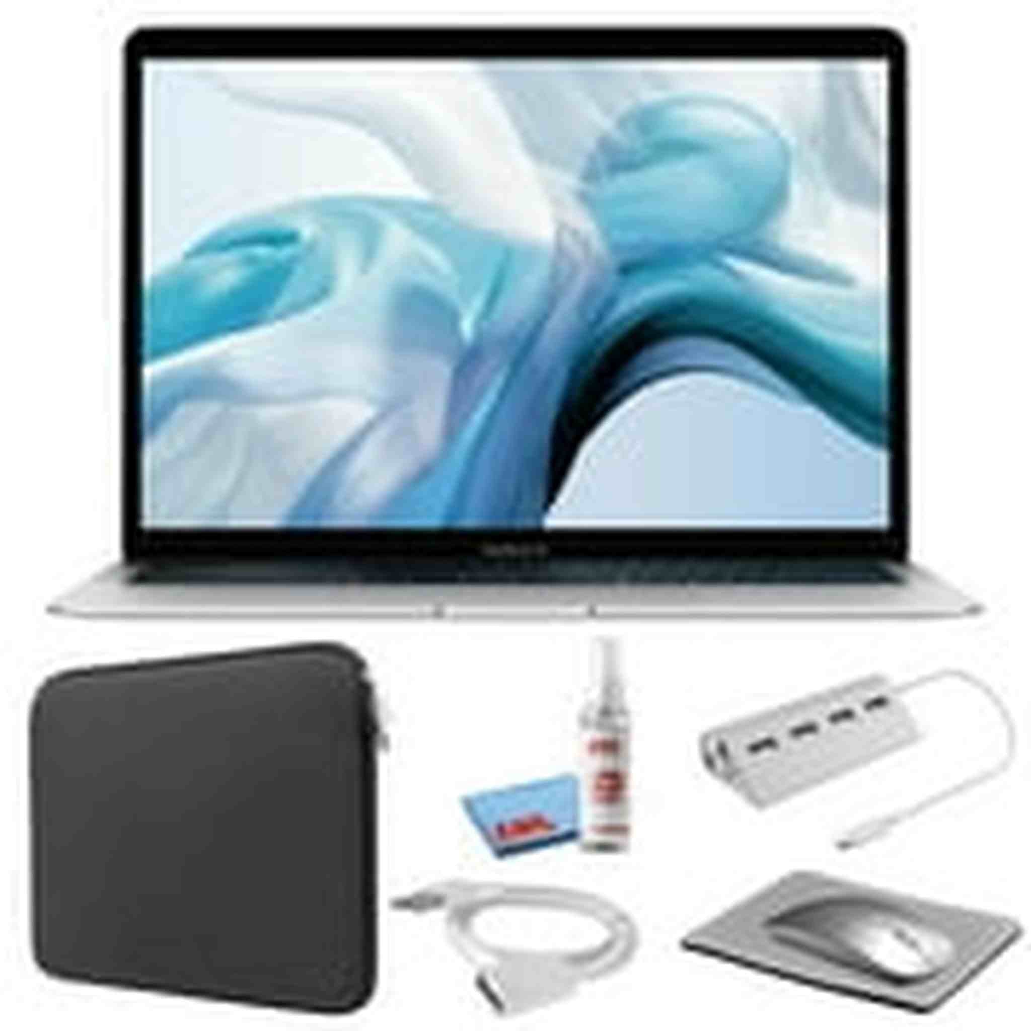 Apple MacBook Air 13" i5 1.6GHz, 512GB SSD, 2018 - Silver + Bundle Kit - Reconditioned Apple