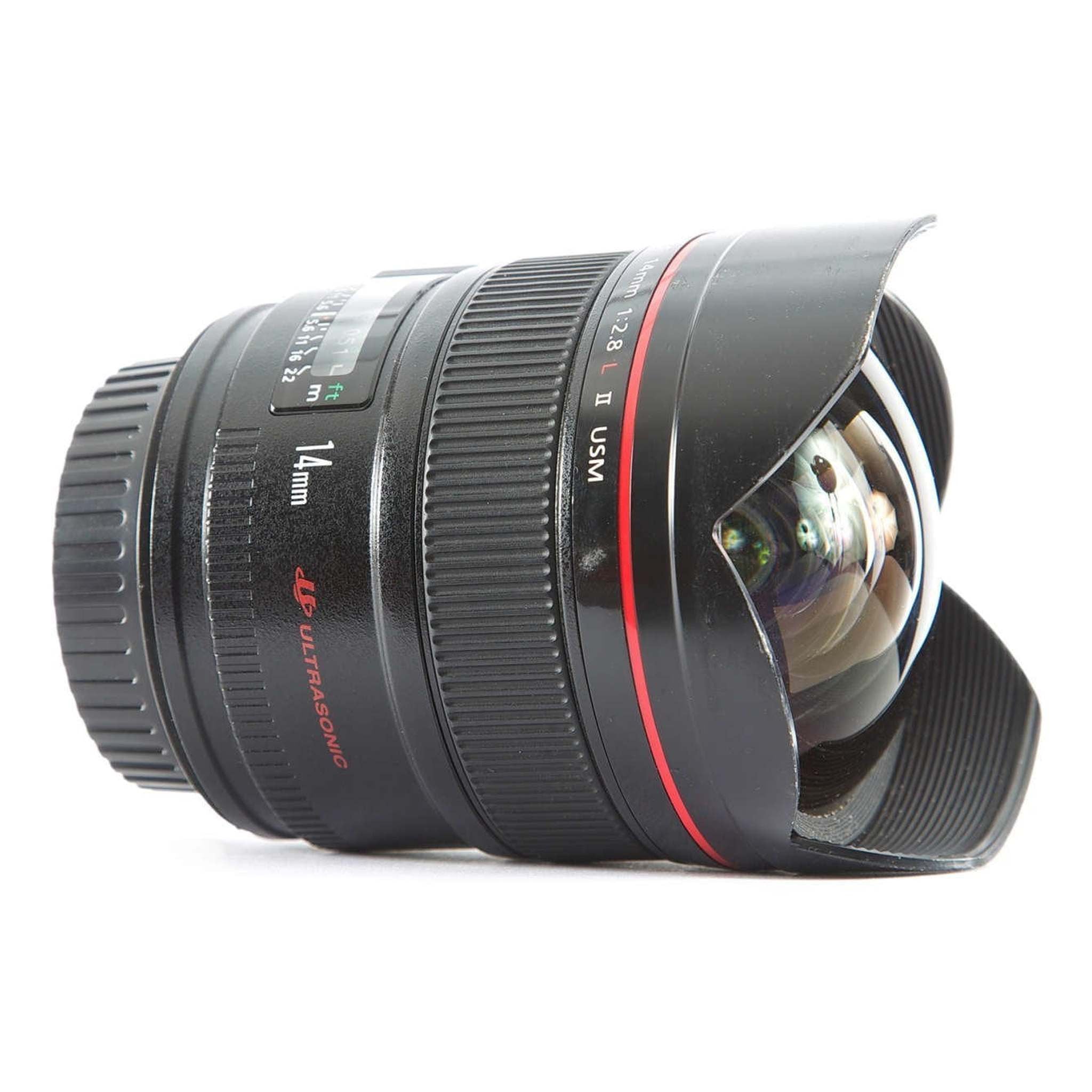 Canon EF 14mm f/2.8L II USM Ultra-Wide Angle Fixed Lens for Canon Digital SLR Cameras Renewed - Reconditioned Canon