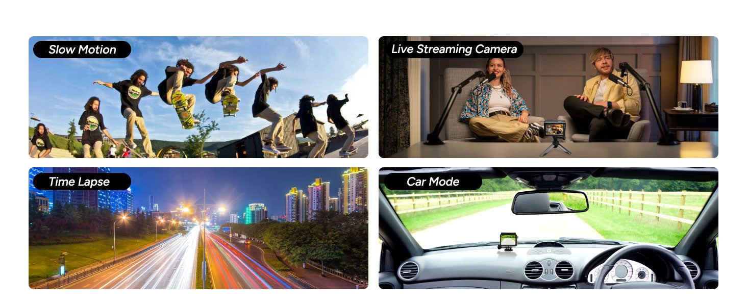 SJCAM SJ11 Active 4K 30FPS 5M Body Waterproof Action Camera 6-Axis Gyro Stabilization 2.33″ Touch Screen 2.4G & 5GHz Dual WiFi Supports Live Streaming