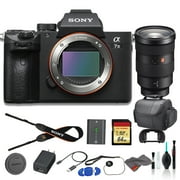 Sony Alpha a7 III Mirrorless Digital Camera Bundle - With Sony FE 24-70mm f2.8 Lens, Bag, 64GB Memory Card