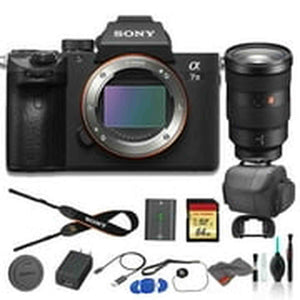 Sony Alpha a7 III Mirrorless Digital Camera Bundle - With Sony FE 24-70mm f2.8 Lens, Bag, 64GB Memory Card Sony