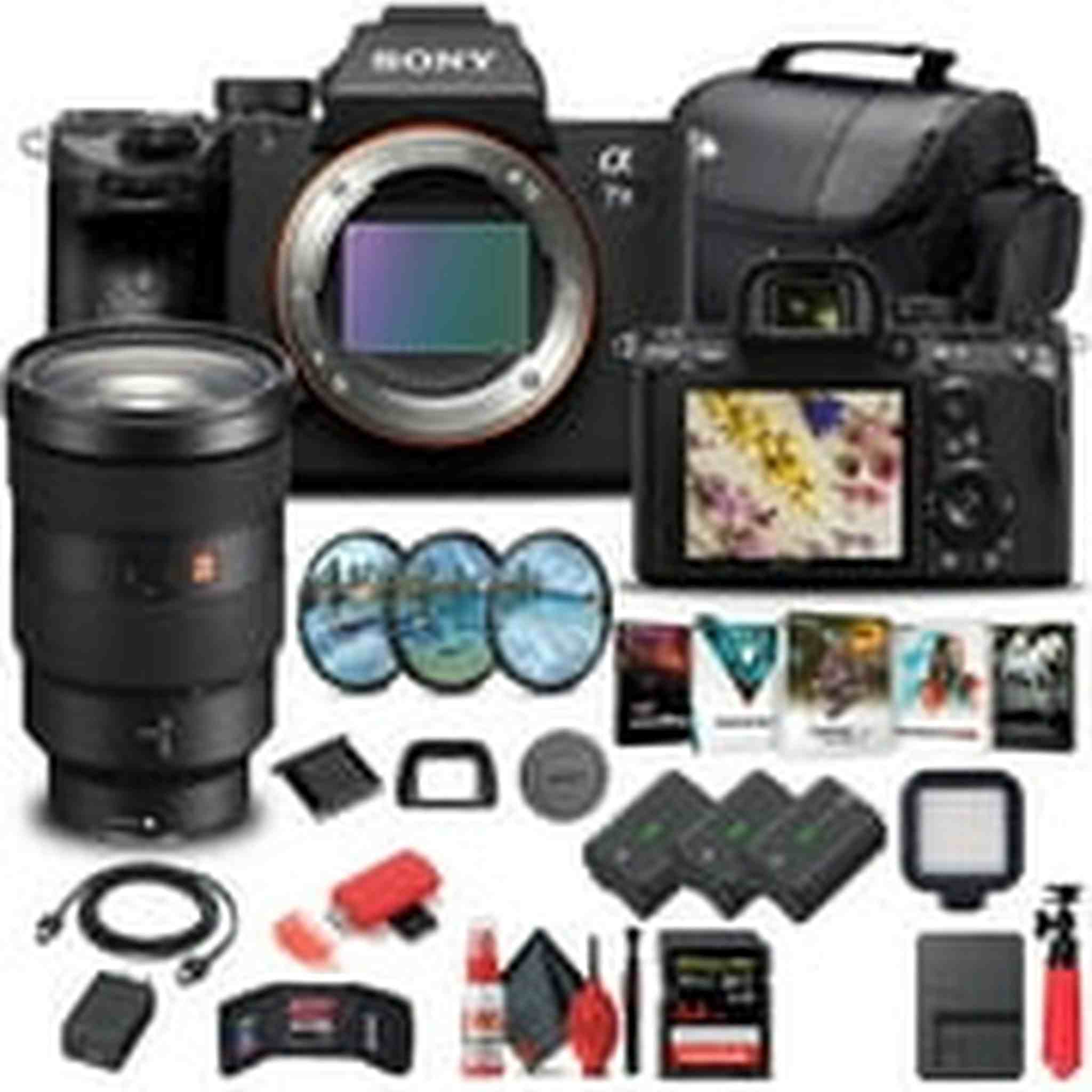 Sony Alpha a7 III Mirrorless Camera W/ Sony FE 24-70mm Lens - Advanced Bundle Sony
