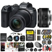 Canon EOS R7 Mirrorless Camera W/ 18-150mm Lens + Canon 16mm Lens + 64GB + More