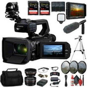 Canon XA75 UHD 4K30 Camcorder with Dual-Pixel Autofocus + 4K Monitor + Pro + More