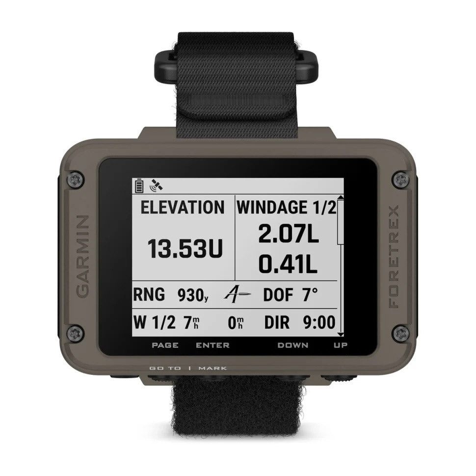 Garmin Foretrex 901 Ballistic Edition Wrist-Mounted GPS Navigator with Strap