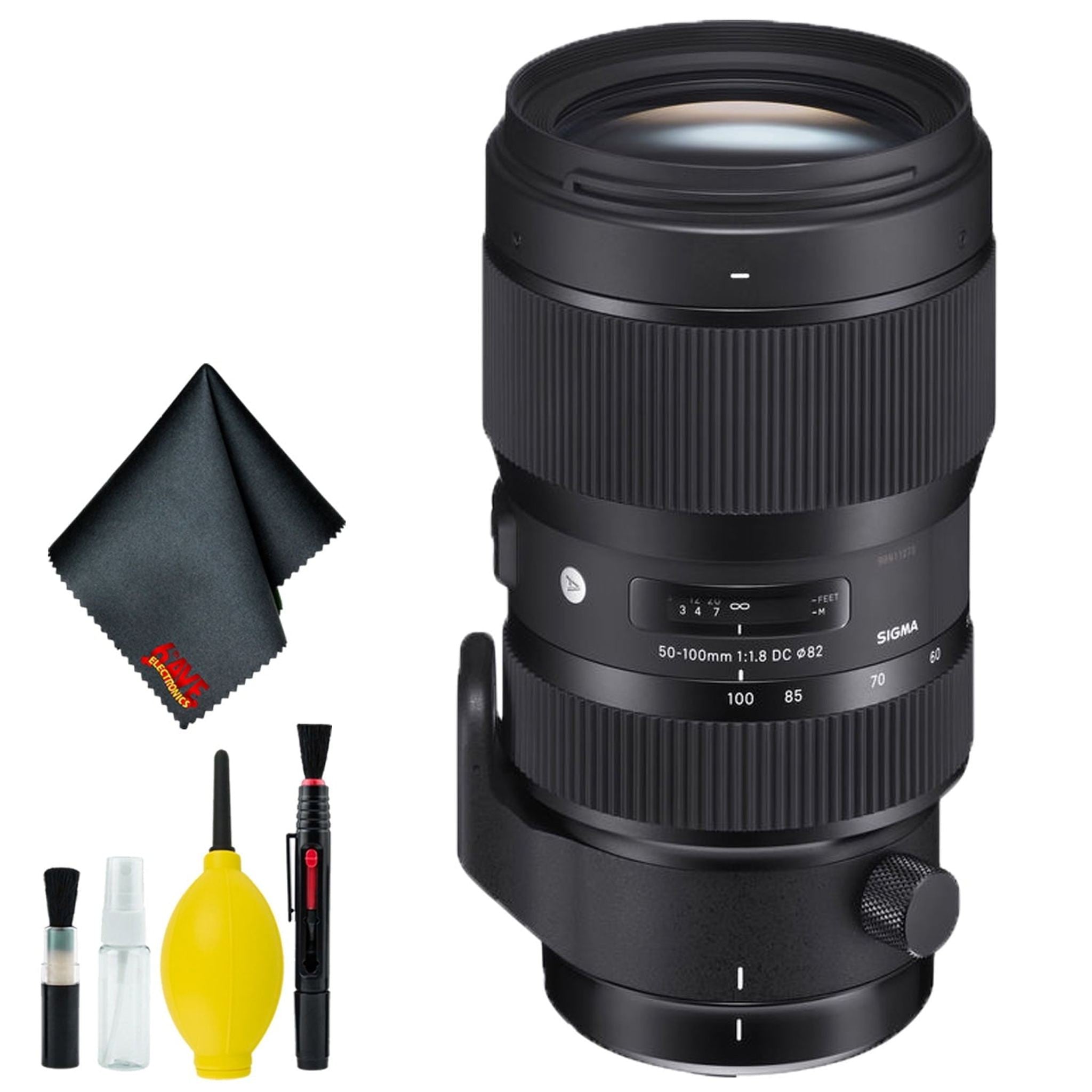 Sigma 50-100mm f/1.8 DC HSM Art Lens for Nikon F USA Standard Bundle
