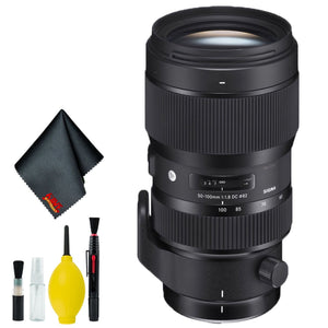 Sigma 50-100mm f/1.8 DC HSM Art Lens for Nikon F USA Standard Bundle