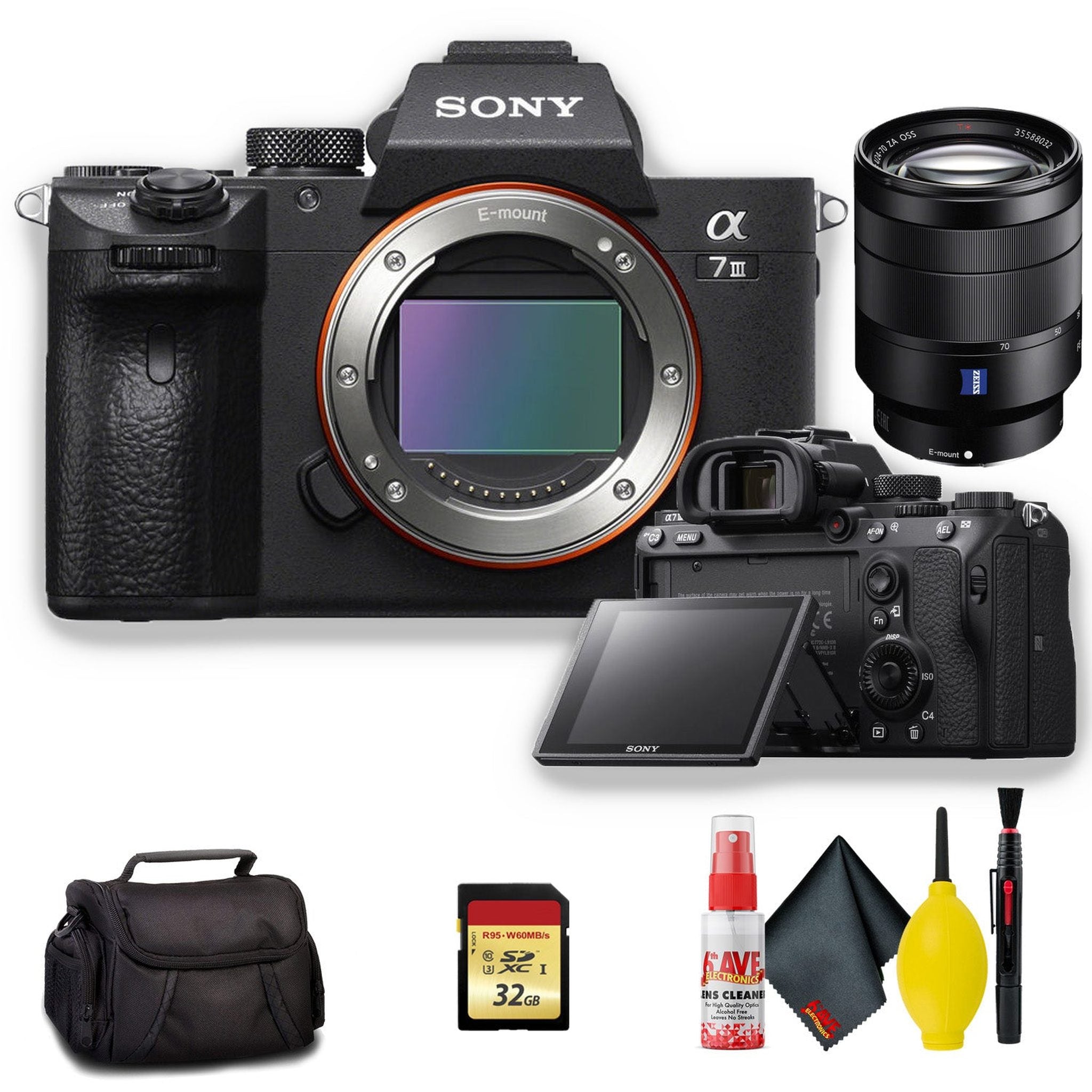 Sony Alpha a7 III Mirrorless Digital Camera with 24-70mm f/4 Lens - Kit Sony