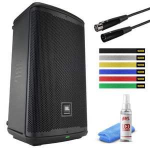JBL Professional EON710 Powered PA Loudspeaker - Black with accessories