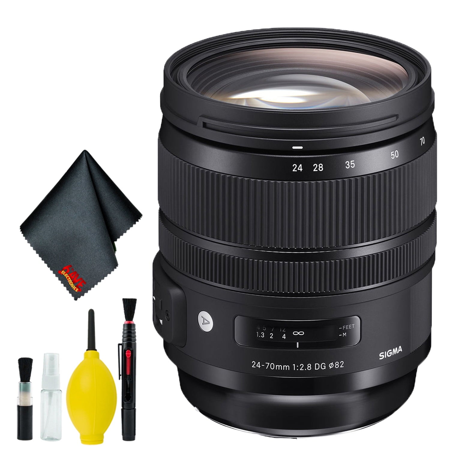 Sigma 24-70mm f/2.8 DG OS HSM Art Lens for Canon EF Intl Standard Bundle