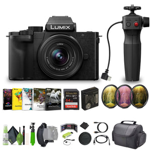 Panasonic Lumix G100D 4K Mirrorless Vlogging Camera 12-32mm Lens + Tripod Grip Panasonic