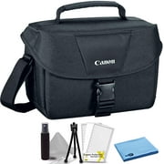 Canon 100ES Padded Digital SLR Camera Case EOS Shoulder Gadget Bag + Bundle 5
