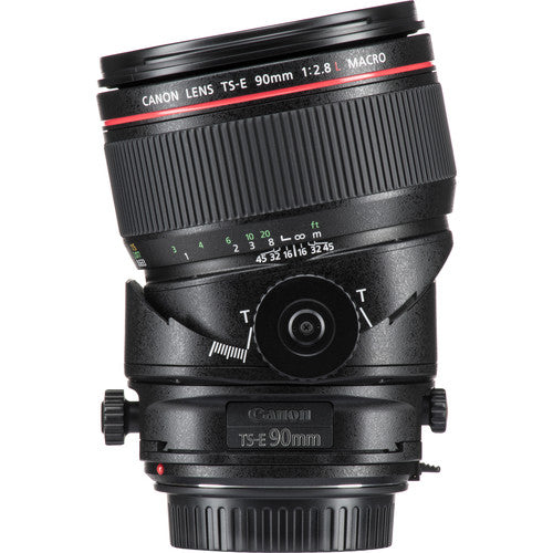 Canon TS-E 90mm Macro Tilt-Shift Lens Intl Model with 32GB SD, Bag, and More
