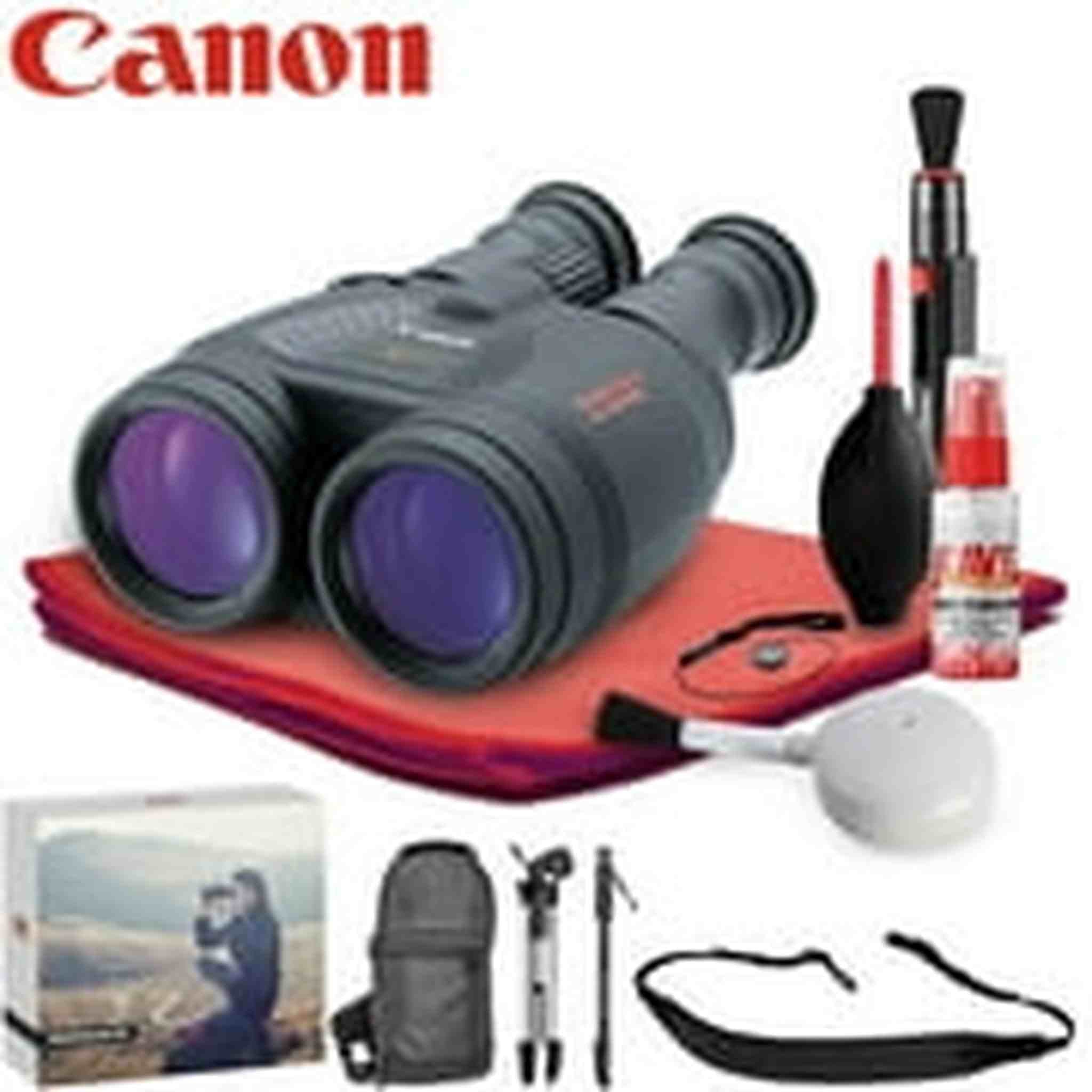 Canon 18x50 IS Image Stabilized Binocular - Exclusive Outdoors Binoculars Kit