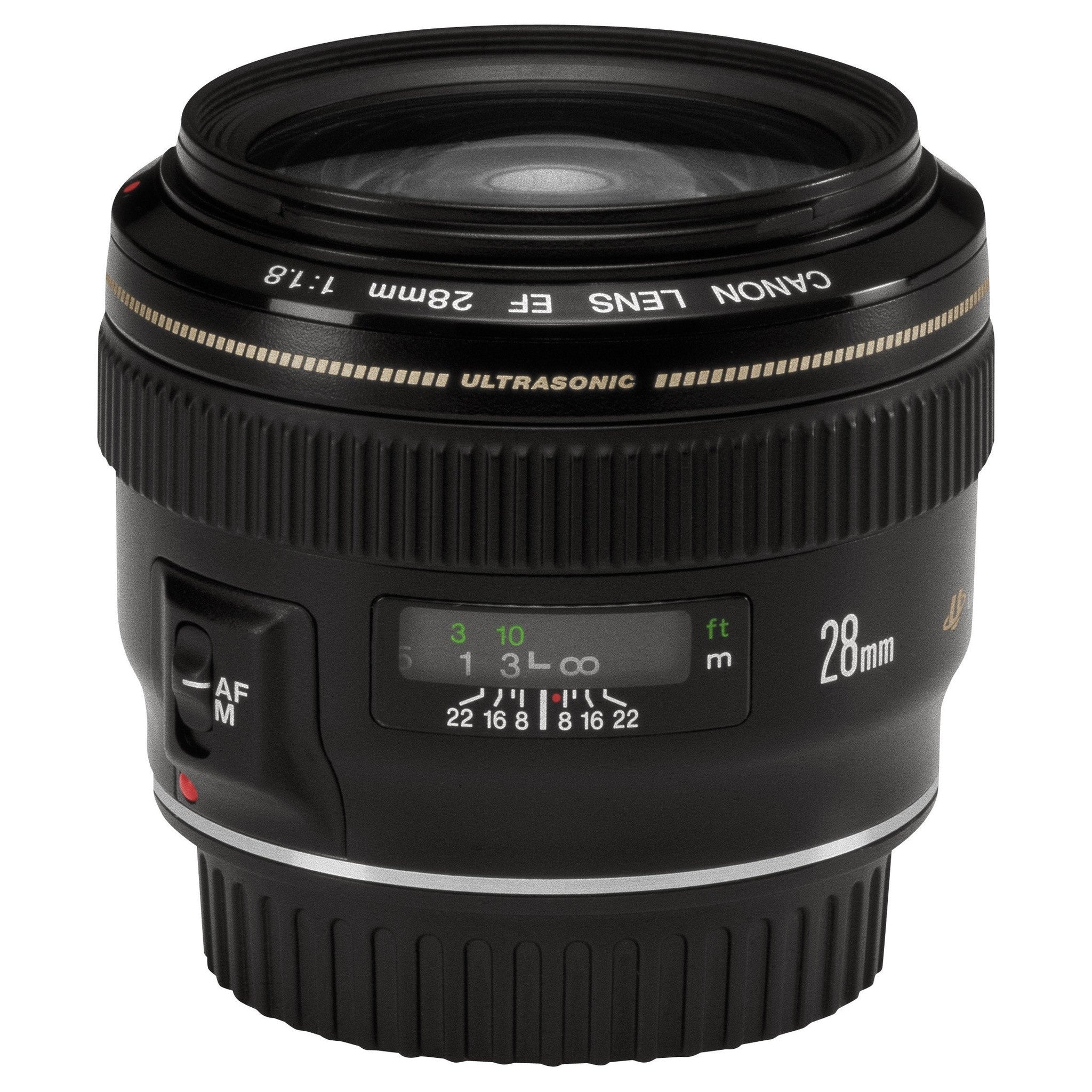 EF 28mm f/1.8 USM Wide Angle Lens - Used Canon