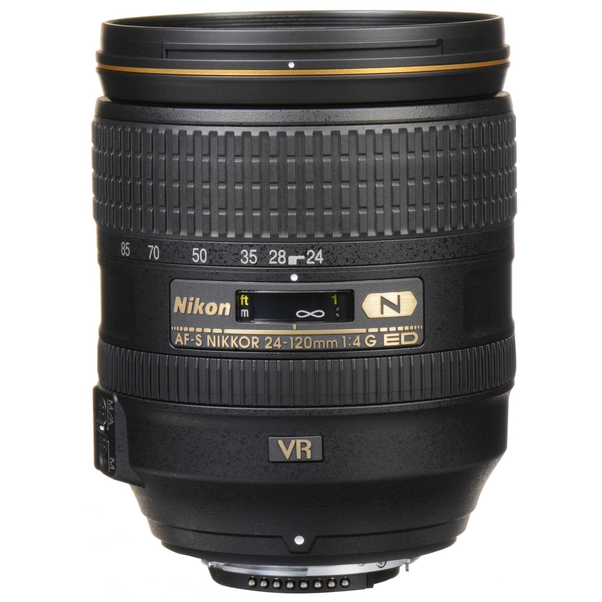 Nikon AF-S NIKKOR 24-120mm f.4G ED VR Lens Intl Model + Vivitar Graduated Color Lens Filter Kit + Cleaning Kit Nikon