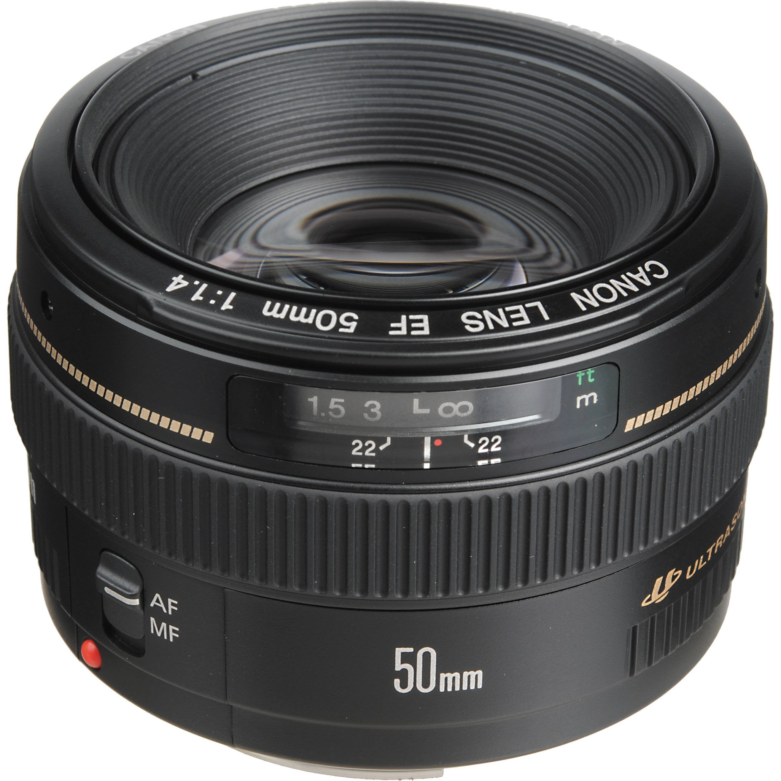 Canon EF 50 1.4 USM 58MM Lens (International Model) + Cleaning Kit