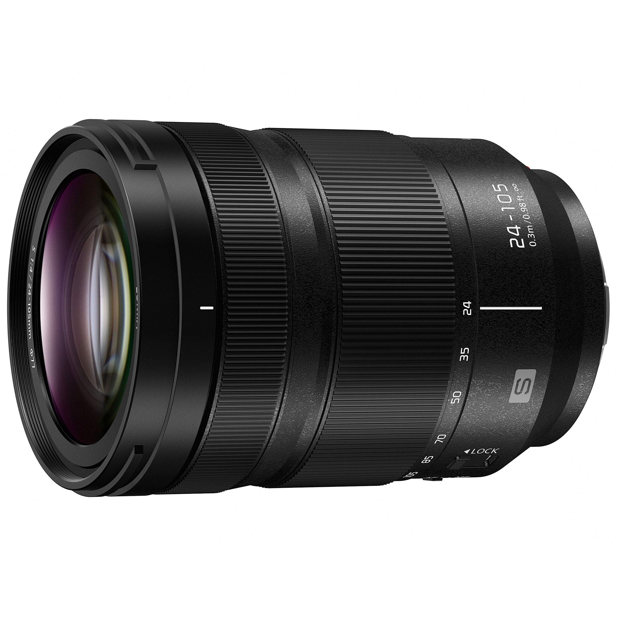Panasonic LUMIX S 24-105mm F4 Lens, Full-Frame L Mount, Optical Image Stabilizer and Rugged Dust/Splash/Freeze-Resistant for Panasonic LUMIX S Series Mirrorless Cameras - S-R24105 USA Renewed - Used Panasonic