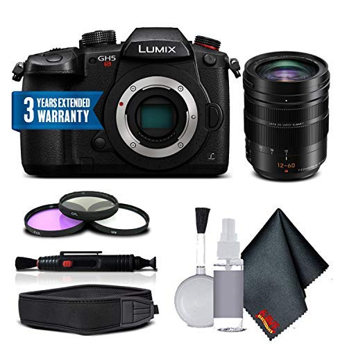 Panasonic Lumix DC-GH5S Mirrorless Digital Camera with Leica DG Vario-Elmarit 12-60mm Lens Combo